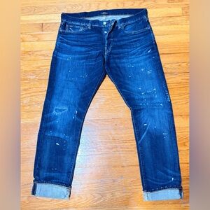 Ralph Lauren Men's Dark Blue Sullivan Slim Jeans, Men’s 36x32